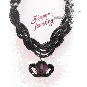 Women's Choker Braided Necklace,..